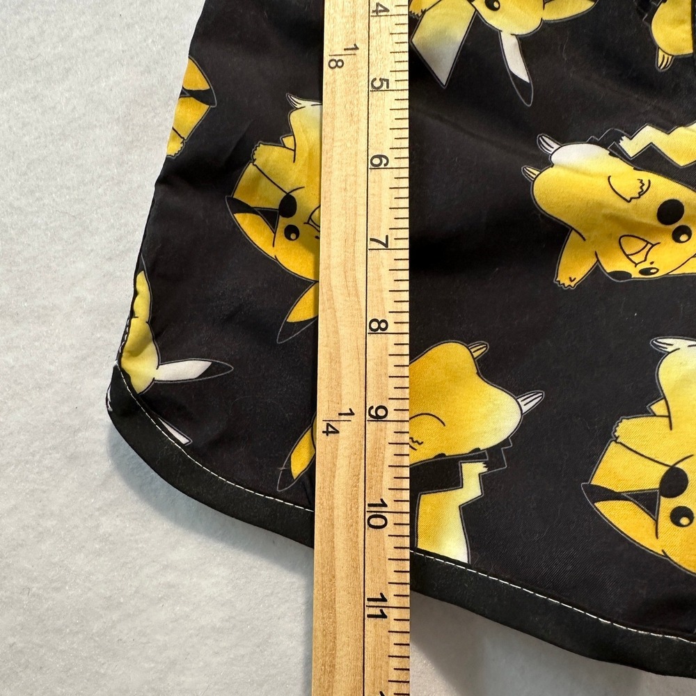 Kids‎ Boys Pokemon Pikachu Swim Trunks Shorts Black Yellow Size XS - Picture 5 of 6